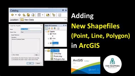 How To Add New Shapefiles In Arcgis One Minute Gis Tutorial