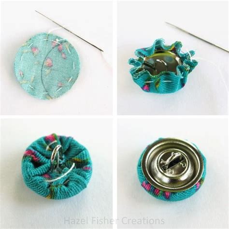 Fabric Cover Button Diy Tutorial Diy Buttons Diy Tutorial Fabric