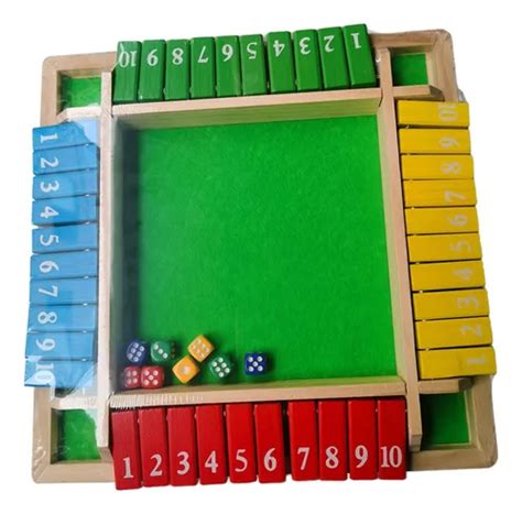 Jogo De Tabuleiro De Dado - Conjunto De Jogos De Tabuleiro De Dados, Jogo Quatro Cores | Frete grátis