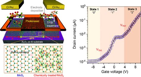 用于多值逻辑门的溶液处理 Mos2 薄膜的区域选择性化学掺杂nano Letters X Mol