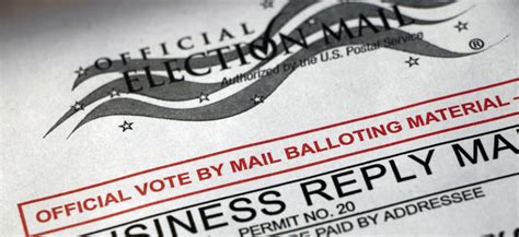 House Panel Advances Bill To Force Tracking On Ballots Mailed Through