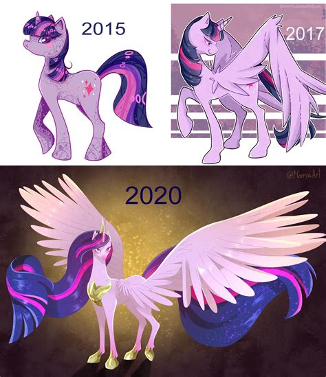 Twilight fanart evolution : r/mylittlepony