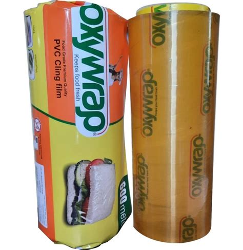 Oxywrap Plain Premium Quality Food Grade PVC Cling Film Packaging Type