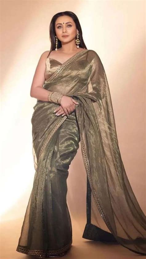 Rani Mukerji Inspired Sarees For Wedding Guest