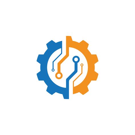 Gear tech logo images 14422513 Vector Art at Vecteezy