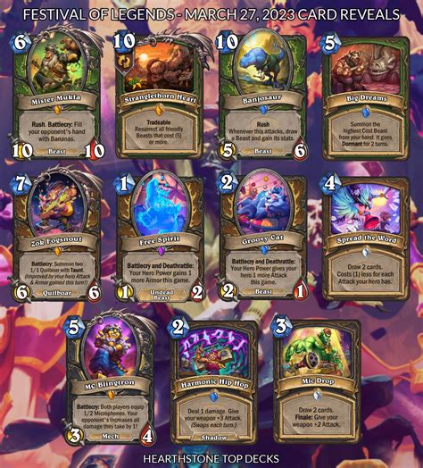 Here Are All Of The Festival Of Legends Cards Revealed Today March