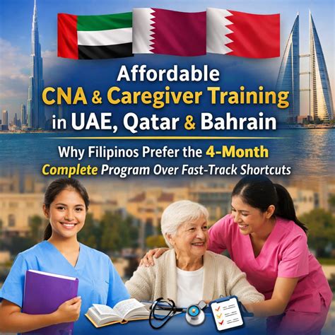 affordable cna caregiver training  uae qatar bahrain
