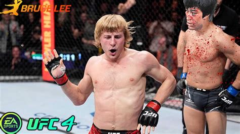 UFC 4 Bruce Lee VS Paddy Pimblett PS5 YouTube