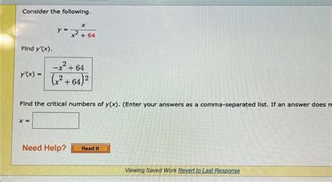 Solved Consider The Following Y X X Find Y X Chegg