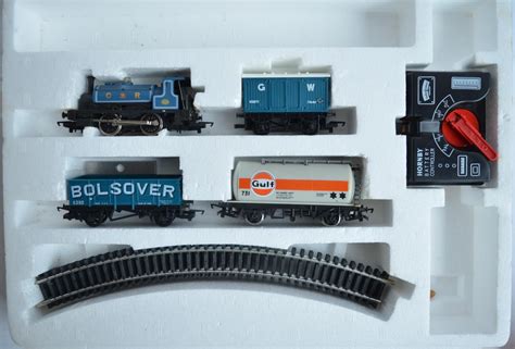 Collection Of Mostly Boxed Hornby OO Gauge Railway Wagons Locos Track