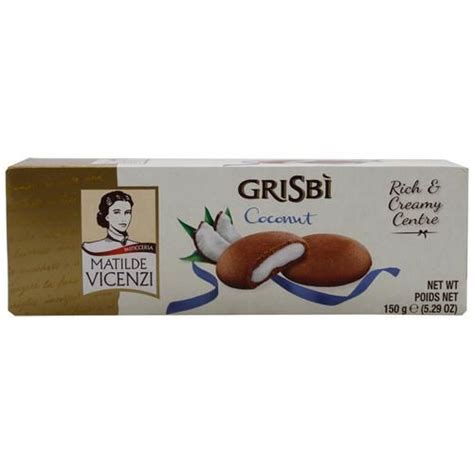 Buy Vicenzi Pastry Cookies Grisbi Short Filled With Coconut Gm