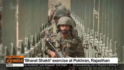 India S Pm Modi Witnesses ‘bharat Shakti’ Exercise In Pokhran Rajasthan Youtube