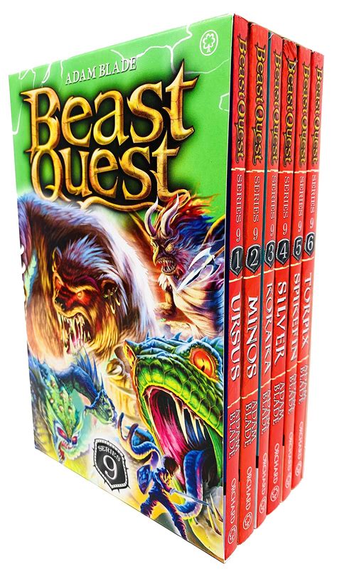 Beast Quest Series 9 Box Set Books 1 6 Collection By Adam Blade