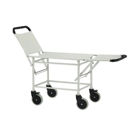 Mild Steel Folding Stretcher Trolley Portable And Reliable Medansh