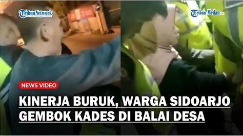 Kinerjanya Dinilai Buruk Warga Sidoarjo Gembok Kades Wanita Selama