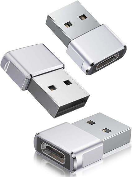 Basesailor Adaptateur Usb Vers Usb C Pack Type C Femelle Vers Usb A