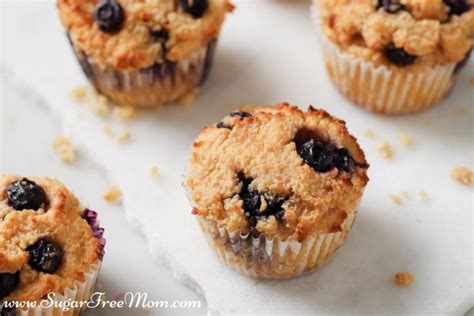 Low Carb Keto Cottage Cheese Blueberry Muffins Recipe Sugar Free Mom