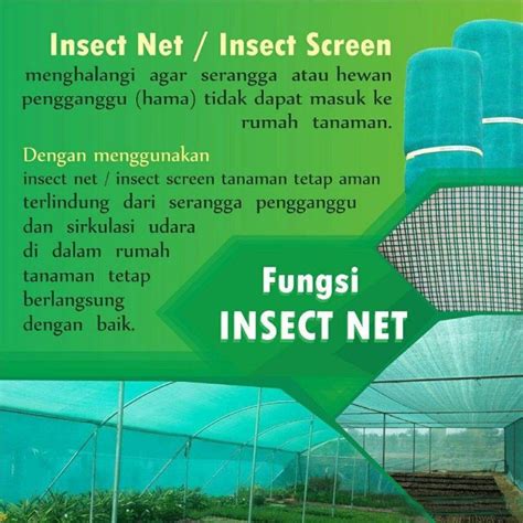 Jual Promo Jaring Insect Net Kasa Panjang X Lebar Meter