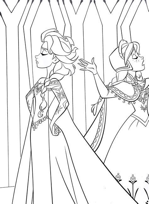 Coloring Pages Frozen Printable