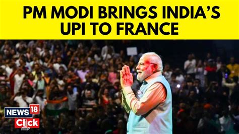 Pm Modi Addresses Indian Diaspora In Paris Pm Modi In France Pm