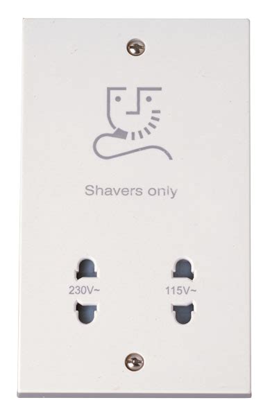 Click Polar 115v To 230v Dual Shaver Socket Outlet Prw100 Needs Electrical Ltd