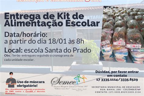 Colômbia Educa RESOLUÇÃO Entrega de Kit de Alimentação