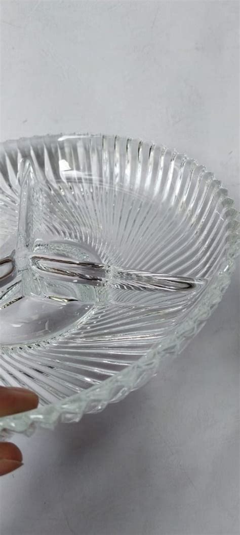 Piring Saji SASAKI CRYSTAL Kaca Kristal Tray MADE IN JAPAN Kitchen