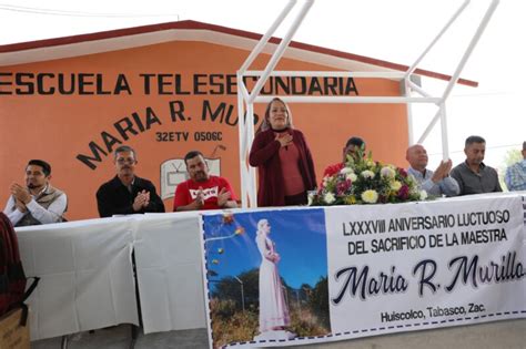 Conmemoran Aniversario Luctuoso De La Maestra Mar A R Murillo En