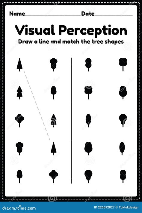 Form Constancy Worksheet Visual Perceptual Skills Activity Of