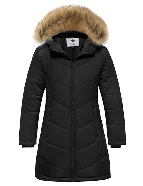 BHip Girls Hooded Metallic Winter Puffer Coat, Sizes 4-16 - Walmart.com