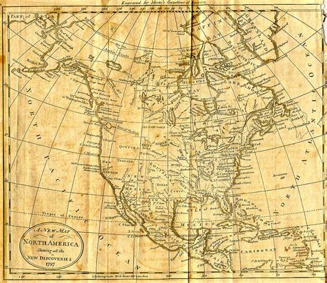 Enlargement: Early Map of North America