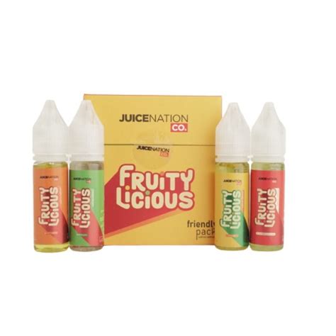 Jual Liquid Fruitylicious Friendly Pack Saltnic Edition Shopee Indonesia