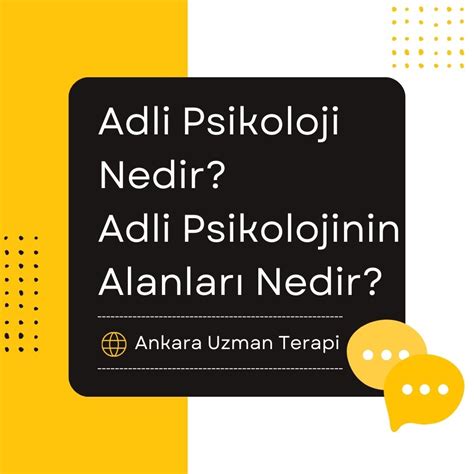 Adli Psikoloji Nedir Ankara Psikolog