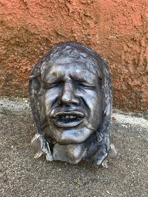 HAN SOLO Frozen In CARBONITE From Original Life Cast Of Harrison Ford