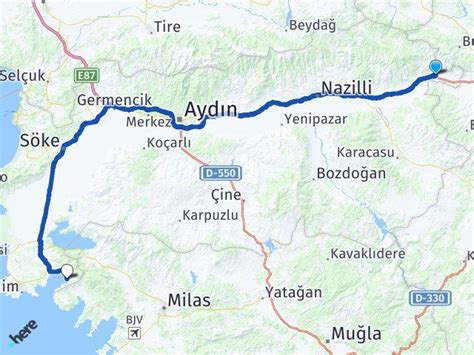 Ayd N Buharkent Akb K Didim Ayd N Aras Ka Km Yol Tarifi