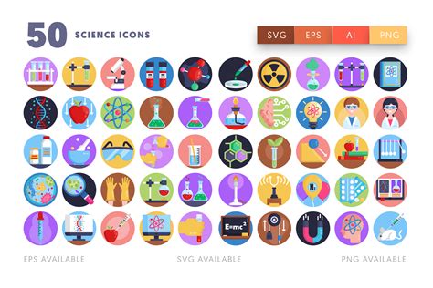 Science Icons - Dighital Icons | Premium Icon Sets For All Your Designs!