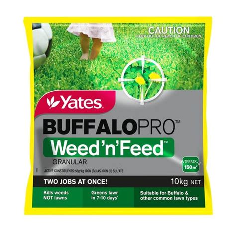 Yates 10kg BuffaloPro Weed 'n' Feed Granular Weed Killer - Bunnings ...