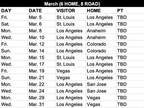 Introducing The 2020-21 LA Kings Schedule! - LA Kings Insider