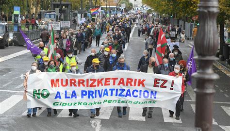 Fotos Los Pensionistas Se Manifiestan En Las Calles De San Sebasti N