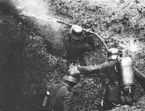 Flamethrower - weapon technology of WW1