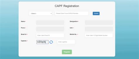 Capf Eawas Portal Online Registration And Login