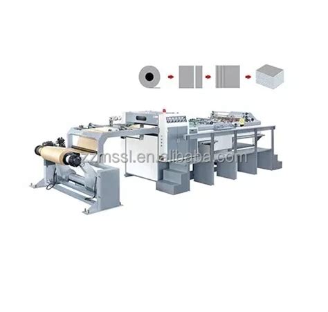 Jumbo Roll Cardboard Sheeter 60gsm To 550gsm Paper Sheet Cutting