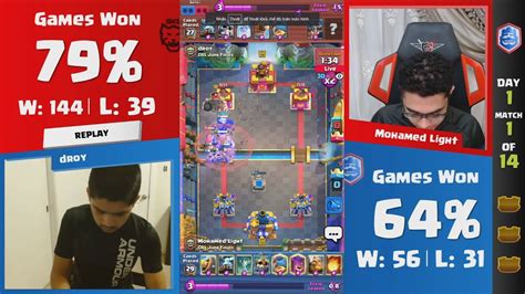 Mohamed Light Vs Droy June Monthly Finals Clash Royale League