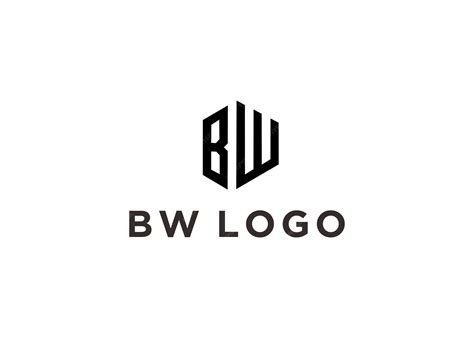 premium vector bw logo design vector illustration