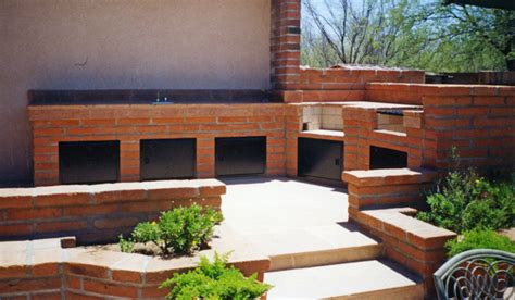 Southwest Patio Concepts Brick Grill Island