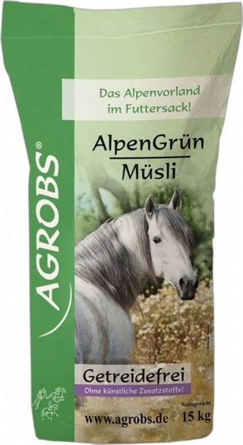 Agrobs AlpenGrün Müsli 15 kg EquusVitalis Onlineshop