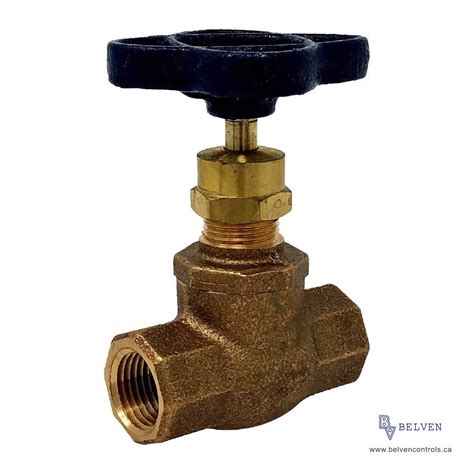 Class 125 Bronze Globe Valve Threaded Ends Screw In Bonnet Integral Seat Bronze Valves