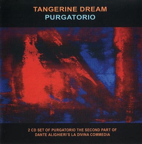 Tangerine Dream Purgatorio 2004 CD Discogs