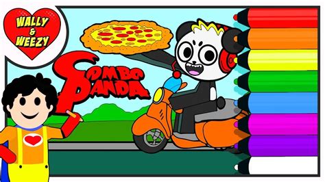 Combo Panda Coloring Pages Printable