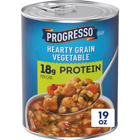 Amazon Progresso Protein Hearty Grain Vegetable Soup Vegetarian